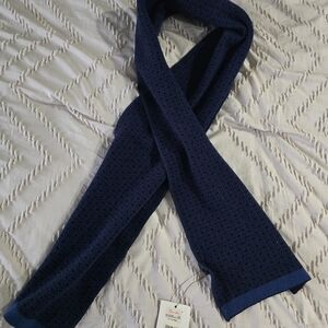 NWT Vintage Blue Geometric Patterned Men's Scarf